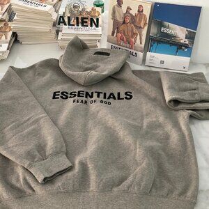 Fear of God Essentials Gray Hoodie